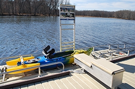 Universal kayak launch at Merrick State Park.