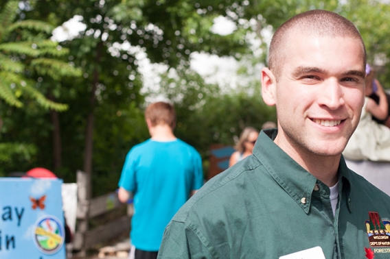 DNR Employee at State Fair